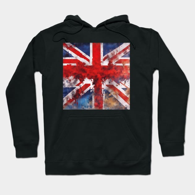 Union Jacked Hoodie by Lyvershop